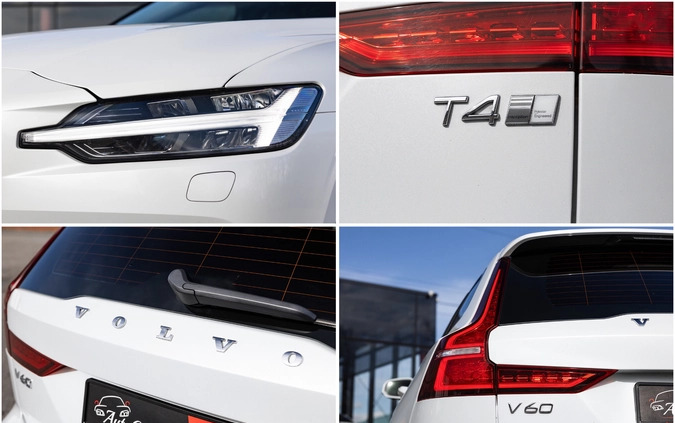 Volvo V60 cena 106900 przebieg: 162600, rok produkcji 2019 z Bobowa małe 781